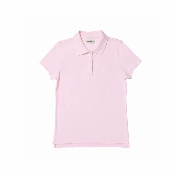 [BUNJANG] Abercrombie Strawberry Milk Pink Collar T-Shirt L / 아베크롬비 딸기우유 연핑트 카라 티셔츠 L
