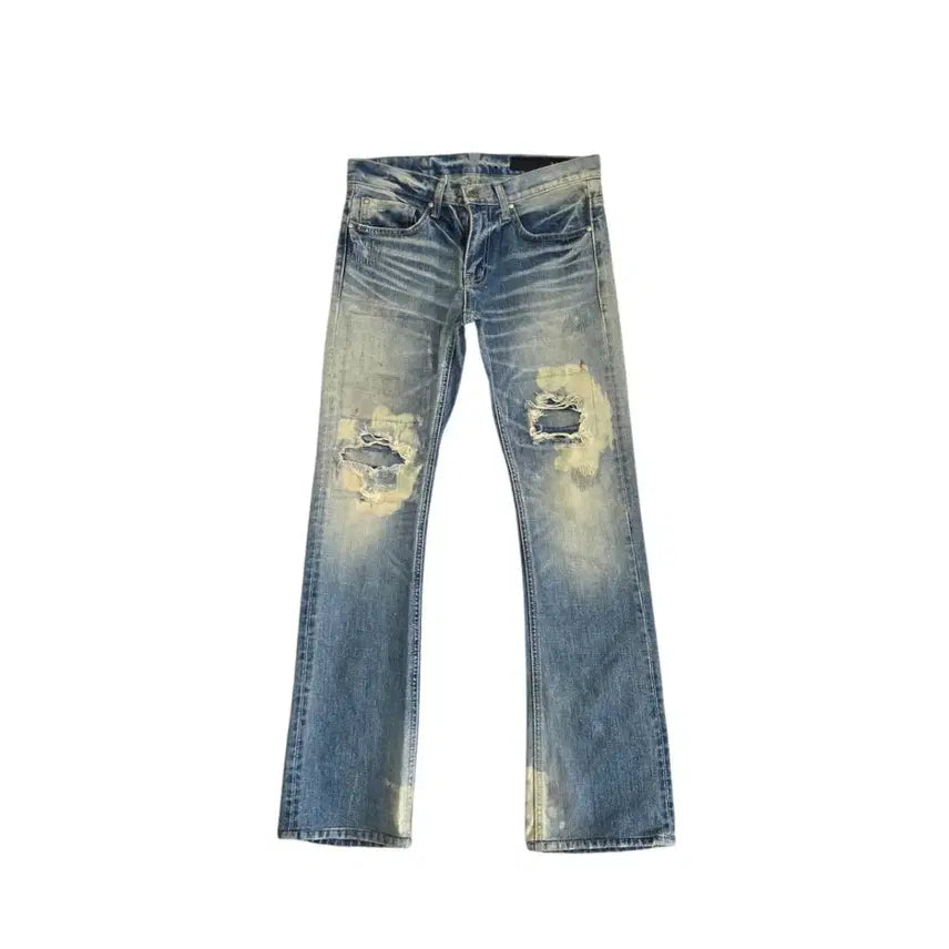 [BUNJANG] RING MILANO Italian Vintage Y2K Distressed Denim Jeans / RING MILANO 이태리 빈티지 y2k 디스 데님