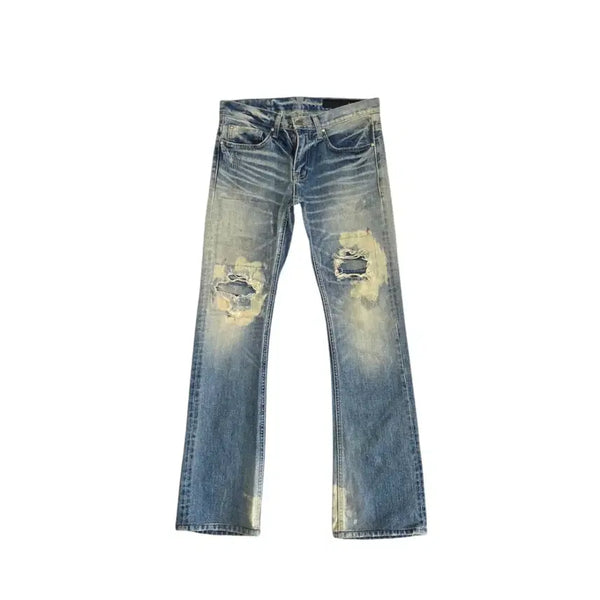 [BUNJANG] RING MILANO Italian Vintage Y2K Distressed Denim Jeans / RING MILANO 이태리 빈티지 y2k 디스 데님