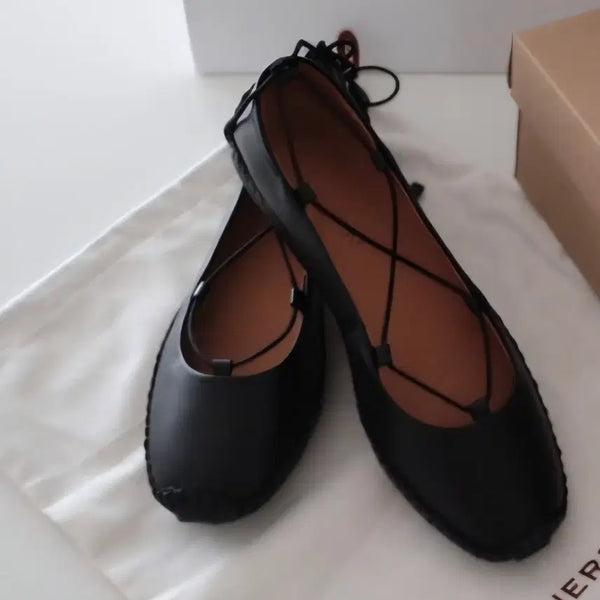 [BUNJANG] Koeruen Flat Shoes Black 240 / 쿠에른 플랫슈즈 블랙 색상 240