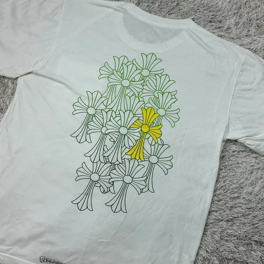 [BUNJANG] Chrome Hearts Cemetery Short Sleeve T-Shirt White / [M] 정품 크롬하츠 세메터리 반팔 화이트