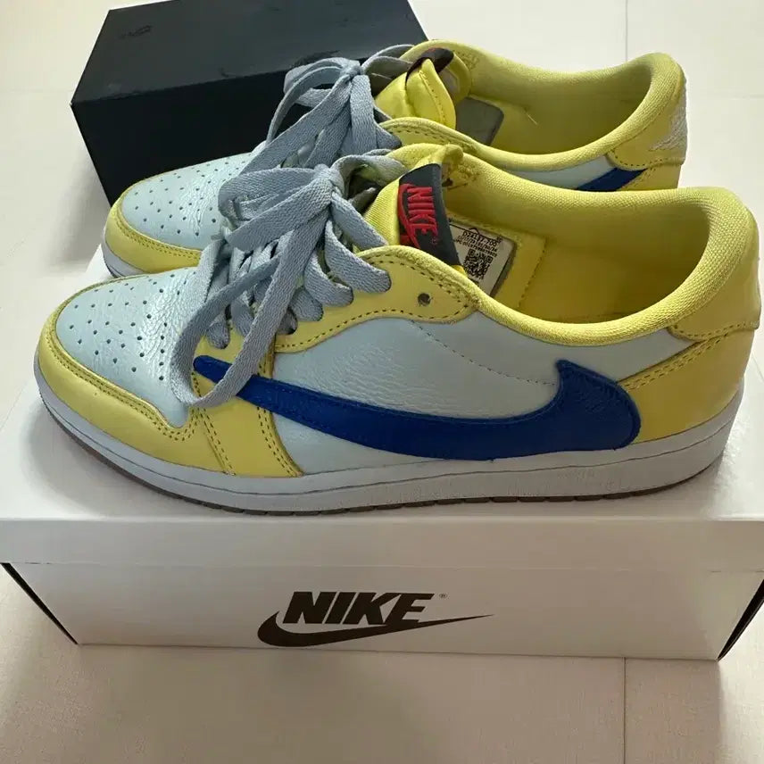 [BUNJANG] Travis Scott Canary Jordan 1 Retro High OG 'Visionaire' Size 255 / 트레비스캇 카나리255