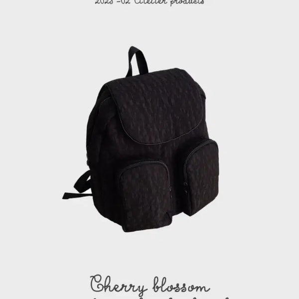 [BUNJANG] Present Project Cherry Blossom Backpack Black / 프레젠트프로젝트 체리블라썸 백팩 블랙