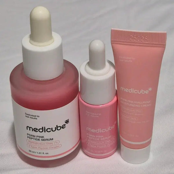 [BUNJANG] MediCube PDRN Pink Peptide Salmon Ampoule 30ml with My Melody Gacha / 메디큐브 PDRN 핑크 펩타이드 연어 앰플 30ml 마이멜로디 가챠