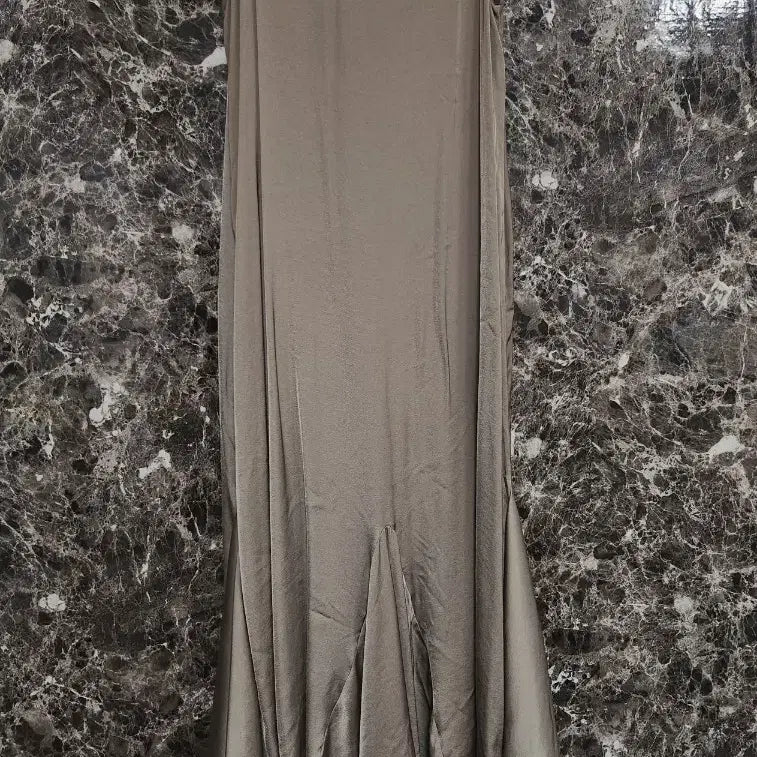 [BUNJANG] Satin Long Dress / 새틴 롱 원피스 44~55