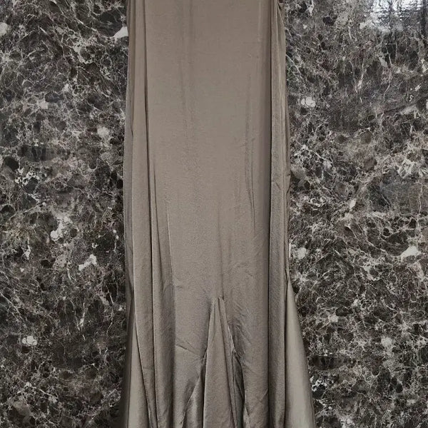 [BUNJANG] Satin Long Dress / 새틴 롱 원피스 44~55