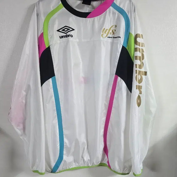 [BUNJANG] Umbro FISTE Windbreaker Neon Color Block XO Size / 엄브로 피스테  윈드브레이커 네온 배색 XO사이즈