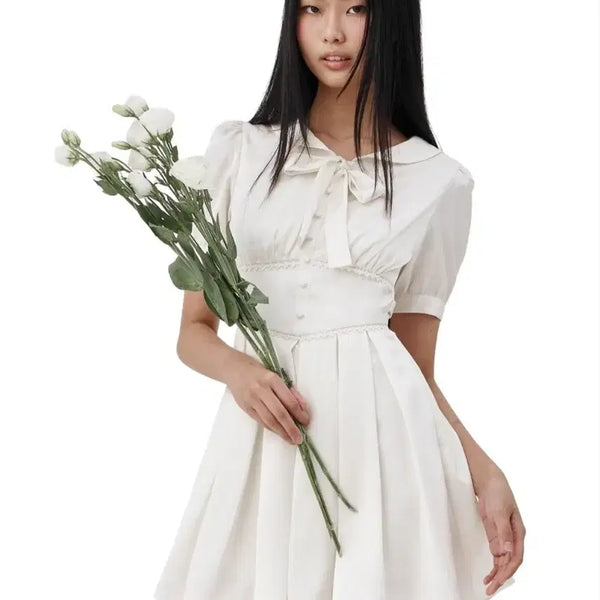 [BUNJANG] Kleesier Ella Lace Satin Dress M Size New / 클리시어 엘라 레이스 새틴 드레스 M 새제품