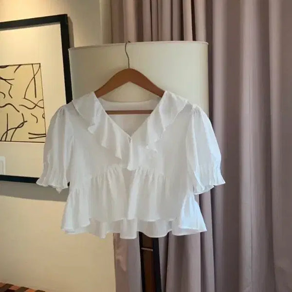 [BUNJANG] Wearweather Moi Blouse / (새상품)웨어웨더 moi blouse 모이블라우스