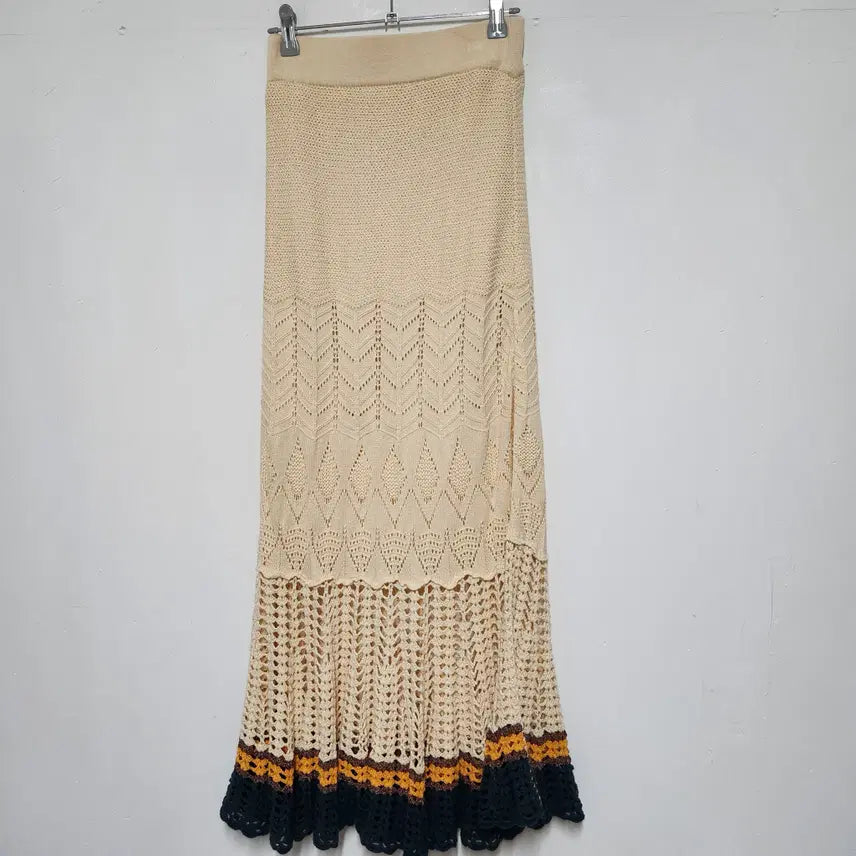 [BUNJANG] Egoist Knit Banding Long Skirt / 300 정품 에고이스트 니트 밴딩 롱스커트