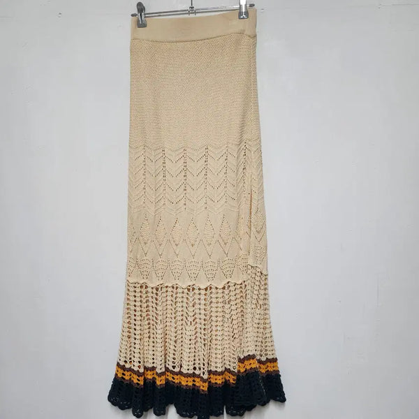 [BUNJANG] Egoist Knit Banding Long Skirt / 300 정품 에고이스트 니트 밴딩 롱스커트