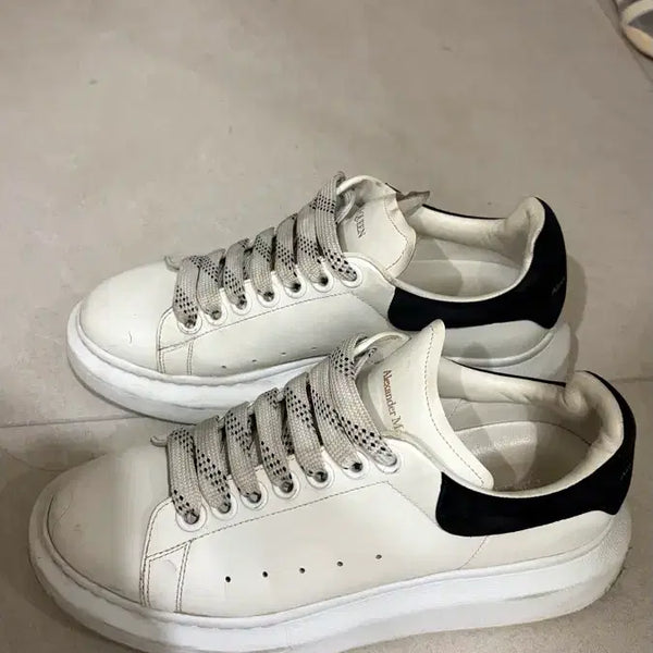 [BUNJANG] Alexander McQueen White/Black Sneakers / 알렉산더 맥퀸 화이트블랙 35 (220) 정품