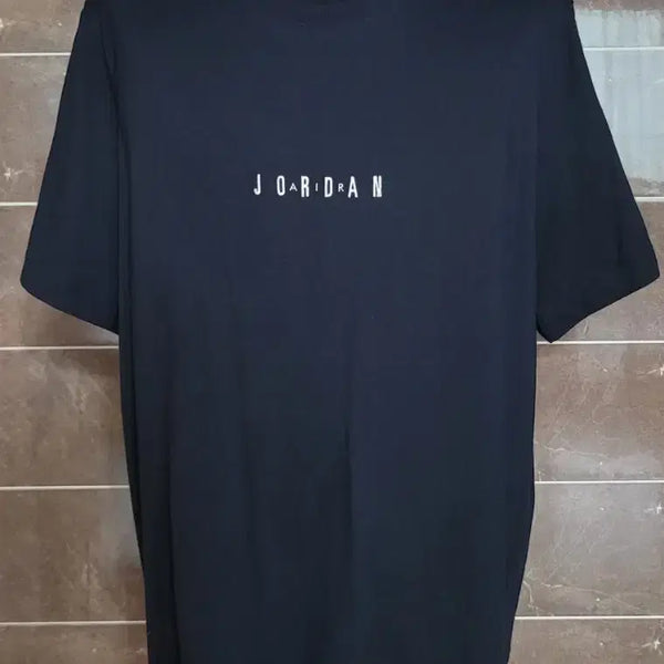 [BUNJANG] Nike Jordan Men's Black Short Sleeve T-Shirt (XXL) / (남성2xl사이즈)나이키 조던 선명한 블랙 반팔티