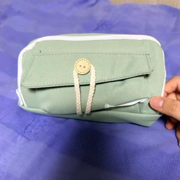 [BUNJANG] Boobusang Green Pencil Case Pouch / 보부상연두색필통 파우치 판매