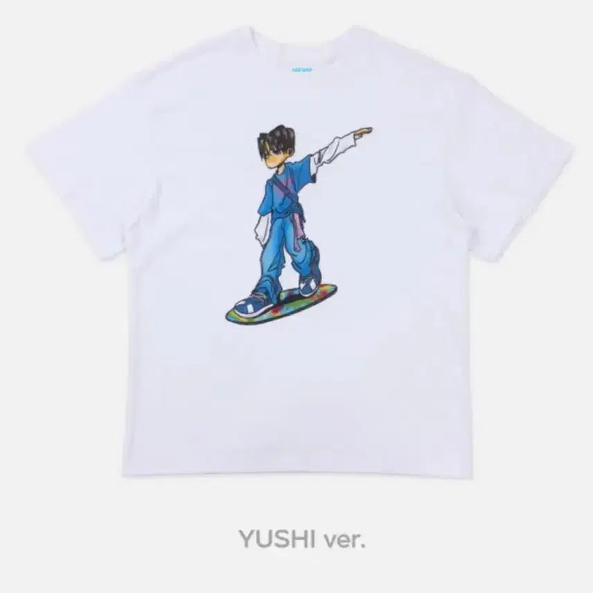 [BUNJANG] NCT WISH YuuShi Surprise T-Shirt / [M]엔시티위시 유우시 서프 티셔츠 반팔