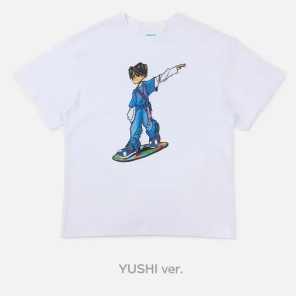 [BUNJANG] NCT WISH YuuShi Surprise T-Shirt / [M]엔시티위시 유우시 서프 티셔츠 반팔