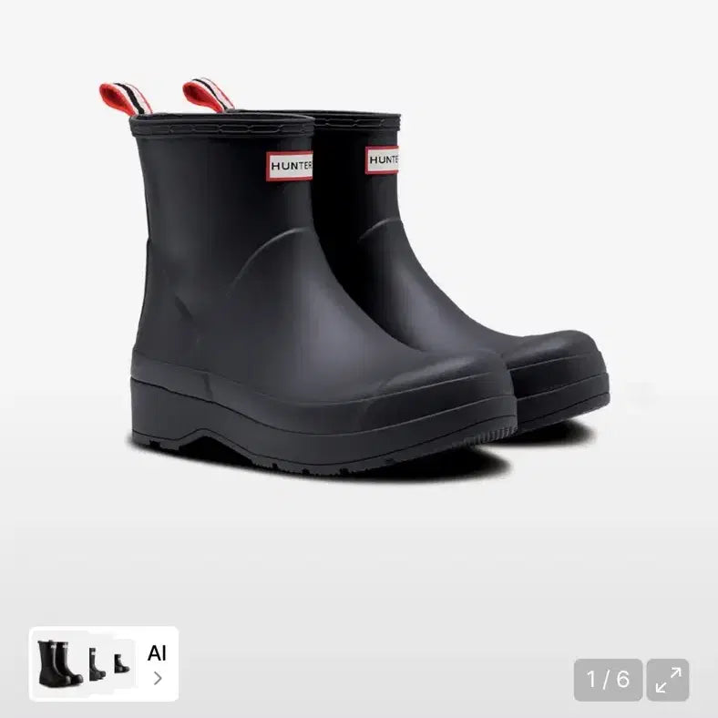 [BUNJANG] Hunter Men's Original Play Short Rain Boots Size 270 / 새상품) 헌터 [MEN] 오리지날 플레이 숏 레인부츠 270