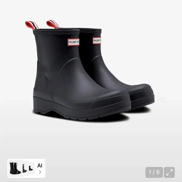 [BUNJANG] Hunter Men's Original Play Short Rain Boots Size 270 / 새상품) 헌터 [MEN] 오리지날 플레이 숏 레인부츠 270