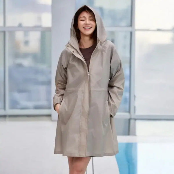 [BUNJANG] Women's M Size Raincoat / 레인코트