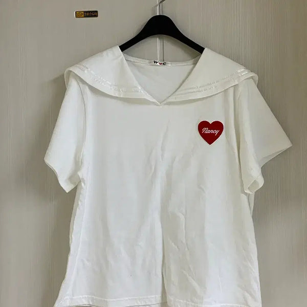 [BUNJANG] WC Sailor Heart T-Shirt F / WC 세일러 하트 티셔츠 F