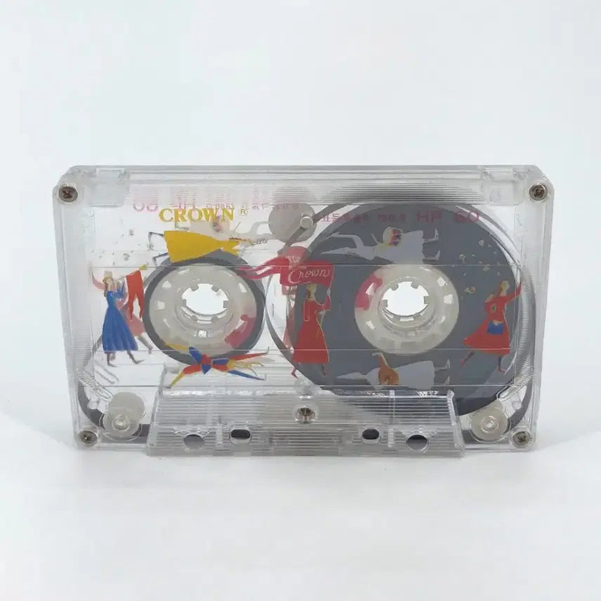 [BUNJANG] CROWN HP60 90s Retro Cassette Player / 90년대 무도회 투명 크라운 카세트 플레이어 테이프