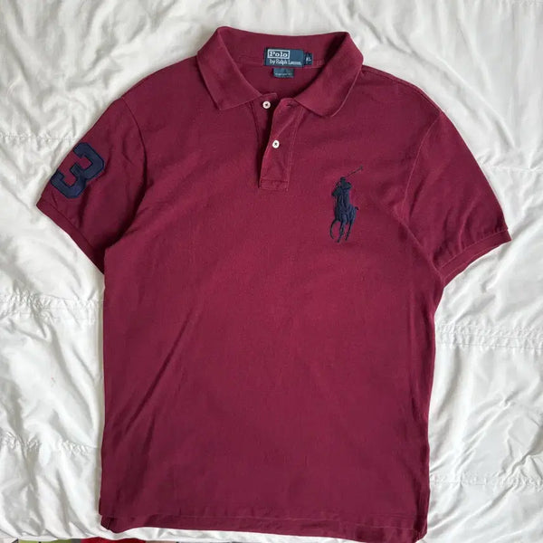 [BUNJANG] Polo Ralph Lauren Big Pony T-Shirt Burgundy / 폴로 빅포니 버건디