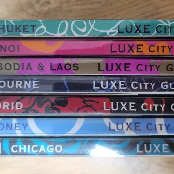 [BUNJANG] Luxe City Guides Travel Book Bundle Set (7 Volumes) / 럭스 시티 여행 가이드 7권 일괄