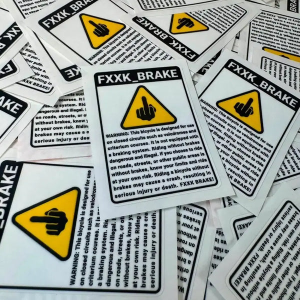 [BUNJANG] FXXK_BRAKE Pixie Decal/Sticker / FXXK_BRAKE 픽시 데칼/스티커