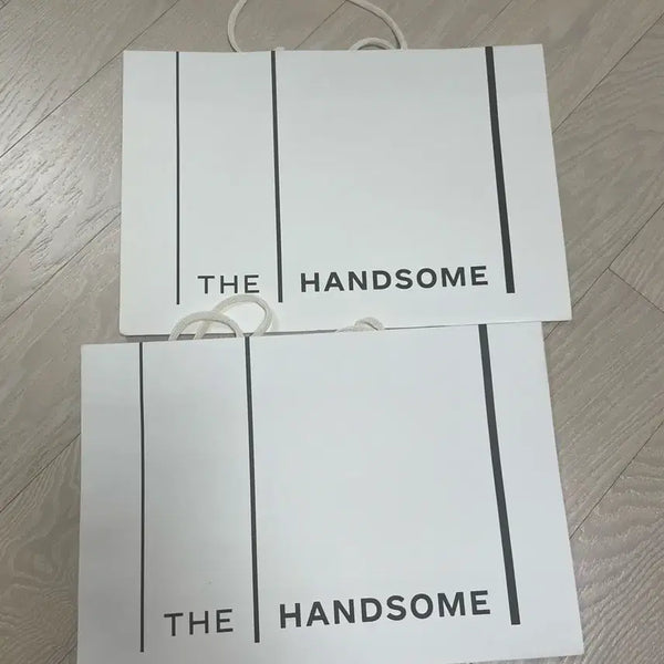 [BUNJANG] The Handsome Shopping Bag (2 Pieces) / The Handsome 한섬 쇼핑백 2개