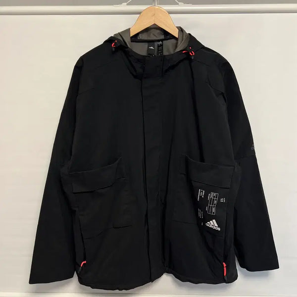 [BUNJANG] Adidas Training Pocket Woven Windbreaker Black 3XL / [정품/3XL] 아디다스 트레이닝 포켓 우븐 블랙 바람막이