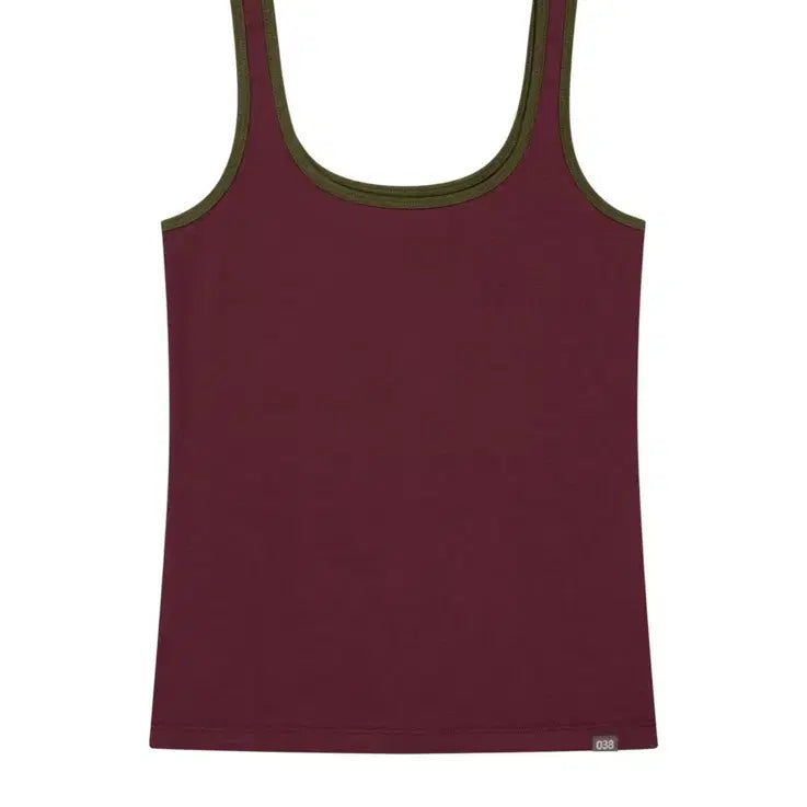 [BUNJANG] KOSEIO 038 Two-Tone Sleeveless Red / 코이세이오 038 TWO-TONE SLEEVELESS RED