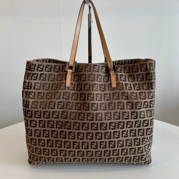 [BUNJANG] Fendi Zucchino Monogram Tote Bag / 펜디 주카 토드백(정품)