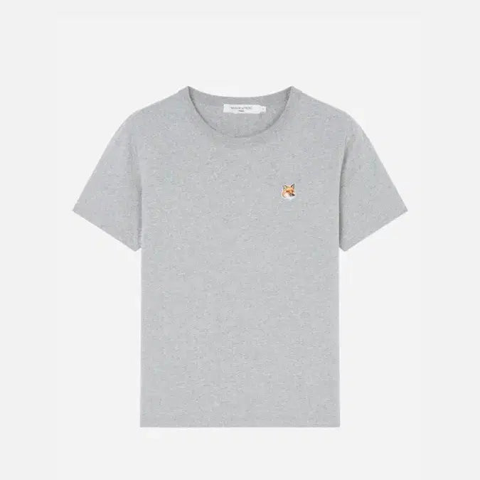 [BUNJANG] Maison Kitsuné Grey Fox Head Short Sleeve T-Shirt XS / [정품] 메종키츠네 반팔티 그레이 폭스 헤드 XS