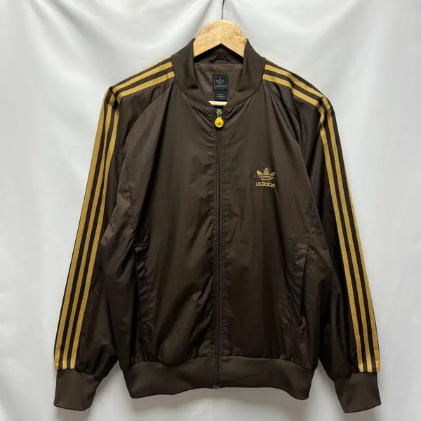 [BUNJANG] Adidas Europa Track Top Jersey - Chocolate Brown / [정품/100] 아디다스 유로파 초코브라운 갈색 골드 트랙탑 져지
