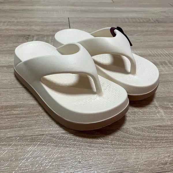 [BUNJANG] Saint Satin Platform Slippers (Size 240) / 세인트새틴 통굽 슬리퍼 240
