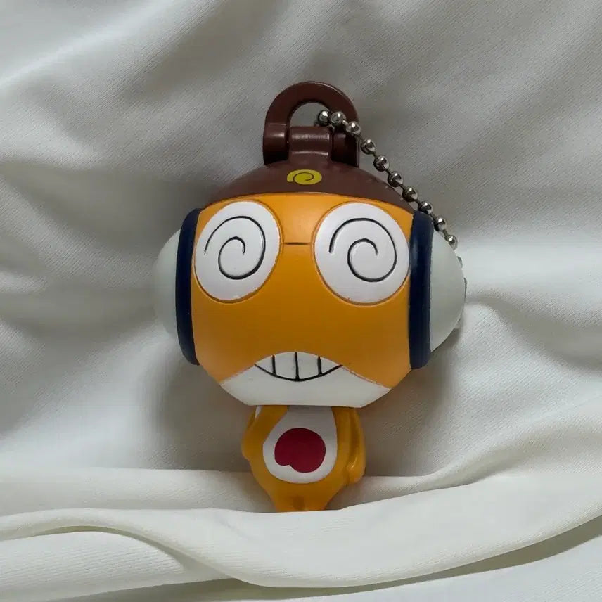 [BUNJANG] Keroro Gunsou Keroro - Kururu Headman Head Keychain / 고전개구리중사케로로 쿠루루 헤드맨 헤드 키링