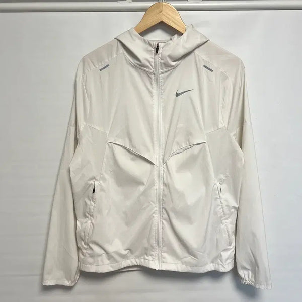 [BUNJANG] Nike Repel UV Windrunner Running Jacket White / [정품/M] 나이키 리펠UV 윈드러너 런닝 화이트 바람막이