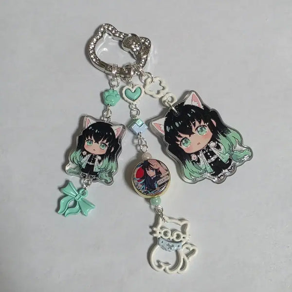[BUNJANG] Demon Slayer Muichiro Tokito Acrylic Keychain / 귀멸의 칼날 토키토 무이치로 키링