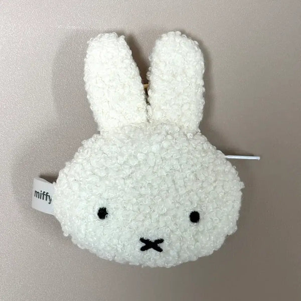 [BUNJANG] Miffy Face Fleece Pouch Keyring / [새상품] miffy 미피 얼굴 뽀글이 파우치 키링
