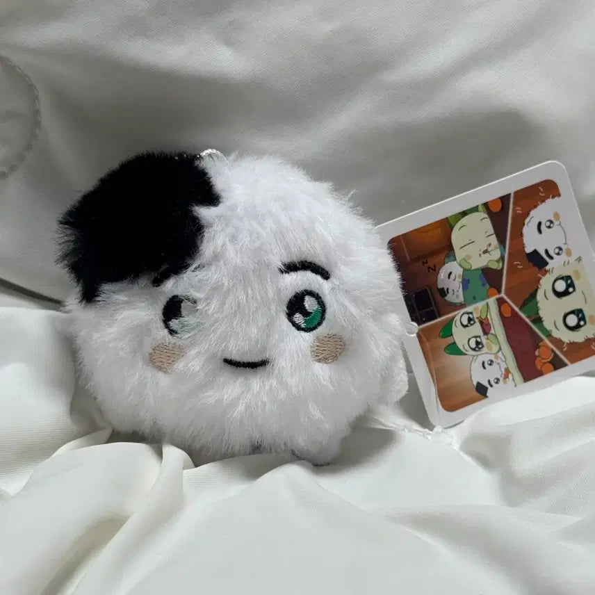 [BUNJANG] Onion Kungya & Riceball Kungya Soft Long Fur Doll Keyring / 양파쿵야 주먹밥쿵야 보들장모 인형키링