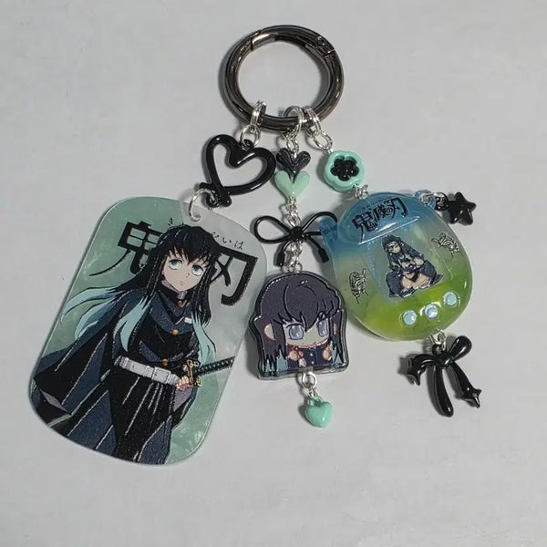 [BUNJANG] Demon Slayer Muichiro Tokito Handmade Acrylic Charm / 귀멸의 칼날 무이치로 키링
