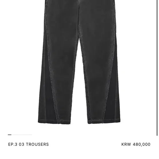[BUNJANG] Axlim EP3 03 Trousers Black Size 2 / 새상품)엑슬림 ep3 03 트라우저 블랙 2사이즈