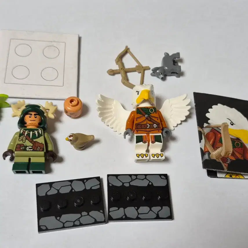 [BUNJANG] Lego Dungeons & Dragons Halfling Druid & Aarakocra Patrol Minifigure Bundle Set / 레고 던드 미피 드루이드 & 아라코크라 일괄
