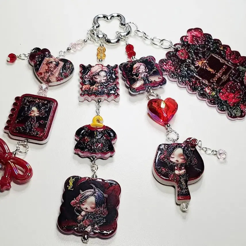 [BUNJANG] Skull Handmade Keyring / 스컬 핸드메이드 키링