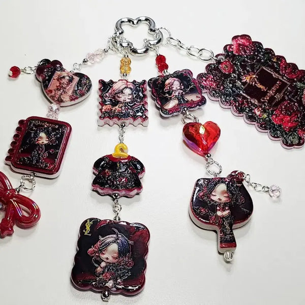 [BUNJANG] Skull Handmade Keyring / 스컬 핸드메이드 키링