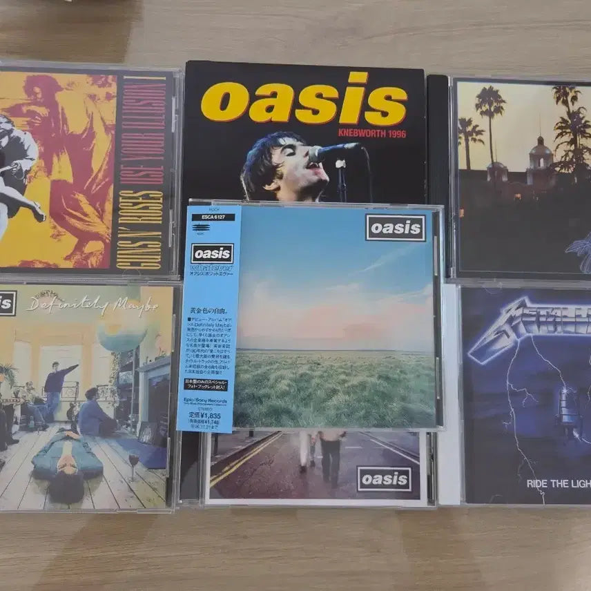 [BUNJANG] Oasis, Metallica, Guns N' Roses CD Bundle Set / 오아시스,메탈리카,건즈앤로지스 cd 일괄