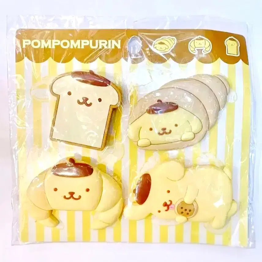 [BUNJANG] Pompompurin Bakery Clip Set / 폼폼푸린 집게,바게트 폼폼푸린 클립, 베이커리 폼폼푸린 집게