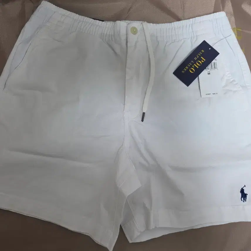 [BUNJANG] Polo Ralph Lauren Prepster Cotton Shorts White M / 폴로 랄프로렌 프렙스터 화이트 면 반바지 M