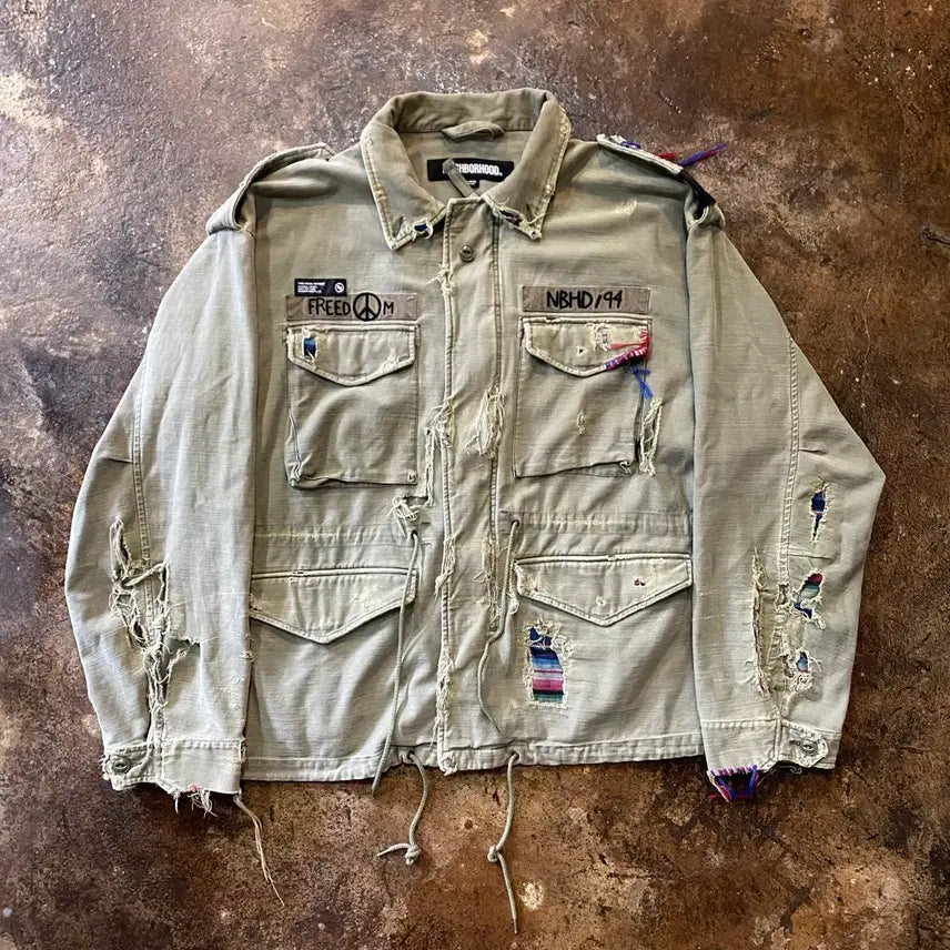 [BUNJANG] Neighborhood Savage Military Jacket XL / (XL) 네이버후드 세비지 밀리터리 자켓