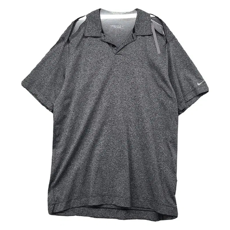 [BUNJANG] Nike Grey Performance Training Short Sleeve Polo Shirt M / 나이키 그레이 기능성 트레이닝 반팔 카라티 M